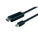 Roline mini DisplayPort kabel, mini DP M na UHDTV M