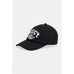 Juicy Couture kapa sa šiltom za žene pamučna CREST CAP crna JCAWH126708