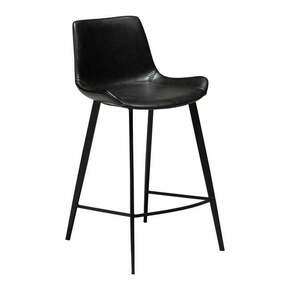 Crna barska stolica od imitacije kože DAN - FORM Denmark Hype
