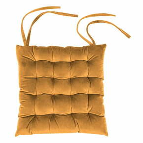 Narančasti baršunasti jastuk za sjedenje Tiseco Home Studio