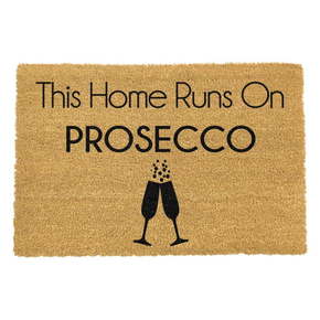 Otirač ​od prirodnih kokosovih vlakana Artsy Doormats This Home Runs On Prosecco