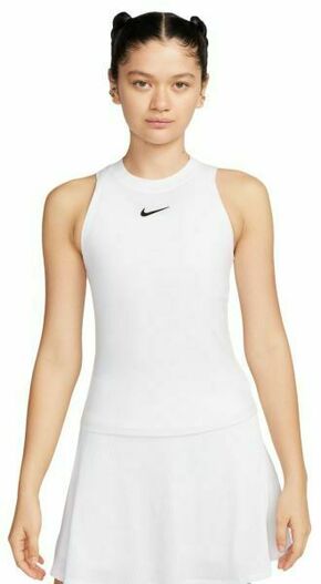 Ženska majica bez rukava Nike Court Dri-Fit Advantage Tank - white/white/black