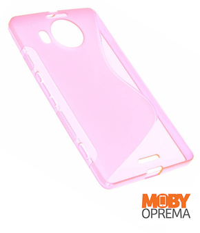 Nokia/Microsoft Lumia 950 XL roza silikonska maska