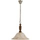 RABALUX 7099 | Rustic3 Rabalux visilice svjetiljka 1x E27 bronca, boja oraha, smeđe alabaster