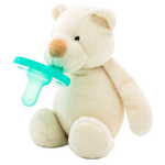 Minikoioi Sleep Buddy dječja duda s plišanom igračkom, bijeli medvjed