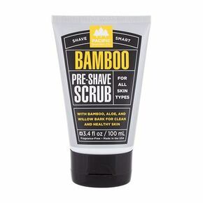 Pacific Shaving Bamboo Pre-Shave Scrub piling za lice prije brijanja za muškarce 100 ml