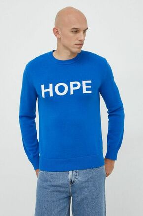 Pamučni pulover United Colors of Benetton za muškarce