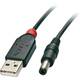 LINDY USB kabel za napajanje USB 2.0 USB-A utikač, DC utikač 5,5 mm 1.50 m crna 70268