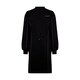 Pamučna haljina Karl Lagerfeld boja: crna, midi, oversize - crna. Haljina iz kolekcije Karl Lagerfeld. Široki kroj. Model izrađen od lagano elastične pletenine.