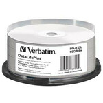 Verbatim BluRay disk, 50GB, 6x, 25, printable