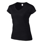 Ženska majica T-shirt V izraz GIL64V00 - Black