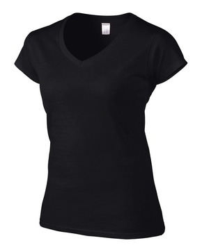 Ženska majica T-shirt V izraz GIL64V00 - Black