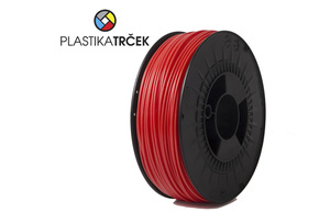 Plastika Trček PLA MAT - 1kg - Crvena mat