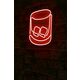 Ukrasna plastična LED rasvjeta, Whiskey Old Fashioned - Red