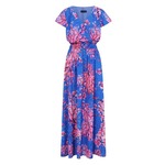 HotSquash Ljetna haljina plava / roza / roza / crna / bijela
