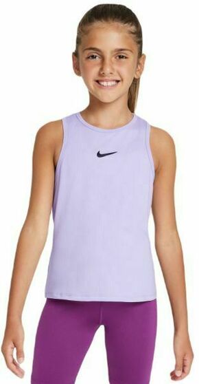 Majica kratkih rukava za djevojčice Nike Girls Court Dri-Fit Victory Tank Top - hydrangeas/blac