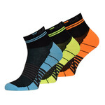 Čarape za tenis Fila Unisex Quarter Socks 3P - fluo color