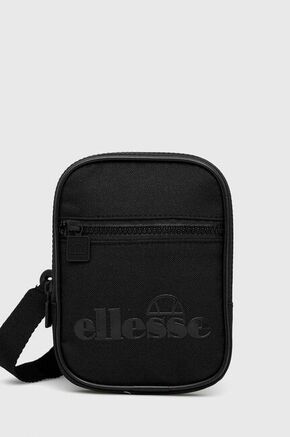 Torbica Ellesse boja: crna - crna. Mala torbica iz kolekcije Ellesse. na kopčanje model izrađen od tekstilnog materijala.