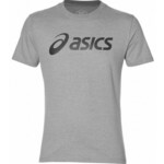 Muška majica Asics Big Logo Tee - mid grey heather/dark grey