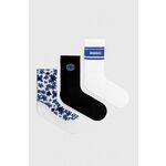 HUGO Blue Čarape mornarsko plava / crna / bijela