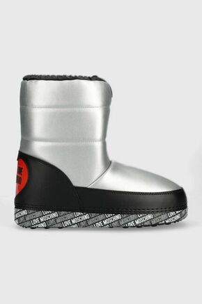 Čizme za snijeg Love Moschino boja: srebrna