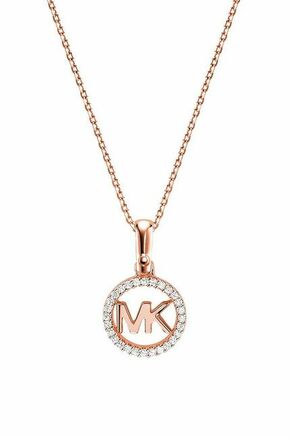 Srebrna ogrlica prevučena zlatom Michael Kors - zlatna. Ogrlica iz kolekcije Michael Kors. Model izrađen od od pozlaćenog srebra.