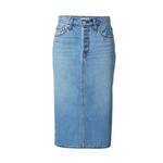 LEVI'S ® Suknja 'Side Slit Skirt' plavi traper