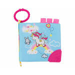 Kikka Boo edukativna platnena knjiga sa grickalicom - Happy Unicorn