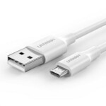 Kabel UGREEN, Micro USB (M) na USB 2.0 A (M), bijeli, 1m
