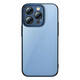 Baseus Glitter Transparent Case and Tempered Glass set za iPhone 14 Pro Max (plavi)