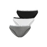 Tommy Hilfiger Underwear Klasične gaćice crna / bijela / siva melange