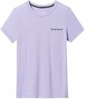 Smartwool Women's Explore the Unknown Graphic Short Sleeve Tee Slim Fit Ultra Violet M Majica na otvorenom
