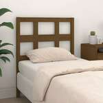 Uzglavlje za krevet boja meda 95 5x4x100 cm od masivne borovine
