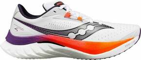 Saucony Endorphin Speed 4 Mens Shoes White/Viziorange 41 Obuća za trčanje na cesti