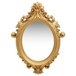 Zidno ogledalo u dvorskom stilu 56 x 76 cm zlatno