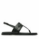 Sandale Calvin Klein Flat Tp Sandal Metal Bar Lth HW0HW02031 Black BEH