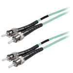 Transmedia Fibre optic MM OM4 Duplex Patch cable ST-ST 10m TRN-OM43-10L