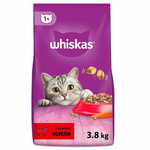 Whiskas 1+ hrana za mačke, govedina, 3,8 kg