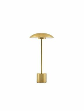 NOVA LUCE 9501227 | Lash Nova Luce stolna svjetiljka 50cm s prekidačem 1x LED 250lm 3000K zlatno