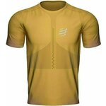 Compressport Racing T-Shirt Honey Gold XL Majica za trčanje s kratkim rukavom