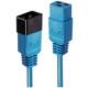 LINDY struja produžetak [1x ženski konektor IEC c19, 16 a - 1x muški konektor IEC, c20] 3 m plava boja