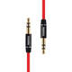 Mini jack 3.5mm AUX kabel Remax RL-L100 1m (crveni)