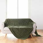 Kaki zeleni prekrivač od mikroflanela 180x220 cm Arya – douceur d'intérieur