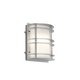 NORLYS 1600GA | Stockholm-NO Norlys zidna svjetiljka 1x LED 800lm 3000K IP54 sivo, opal