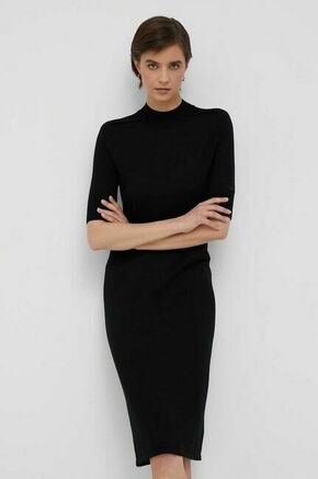 Calvin Klein Pletena haljina crna