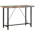 vidaXL Barski stol 150 x 70 x 107 cm masivno obnovljeno drvo i željezo
