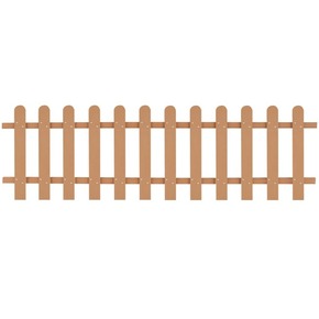 VidaXL Drvena ograda WPC 200 x 60 cm