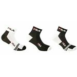 Čarape za tenis Fila Unisex Quarter Multisport Socks 3P - black/white
