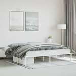 Metalni okvir za krevet bijeli 193x203 cm