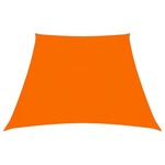 vidaXL Jedro protiv sunca od tkanine trapezno 3/4 x 2 m narančasto